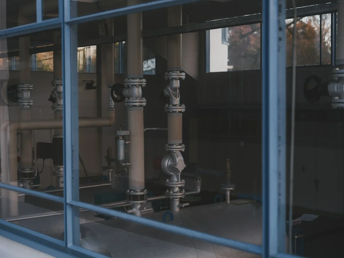 Industrial process piping and water treatment equipment